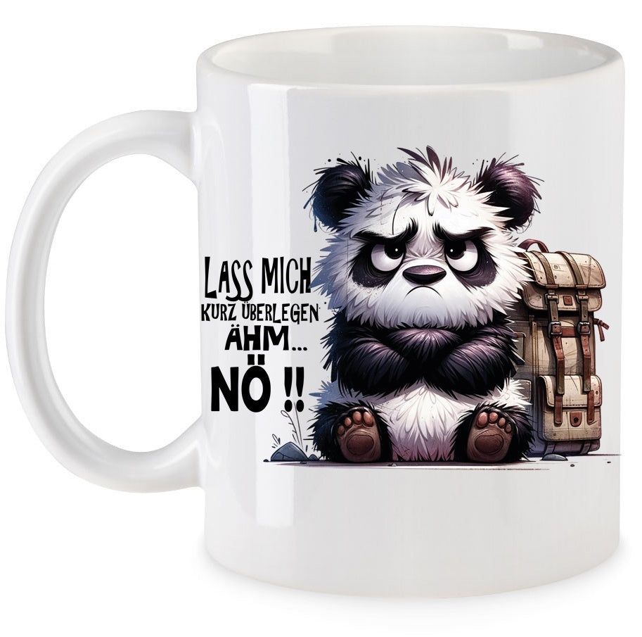 Ähm... NÖ !! Pandael der Panda Tasse Keramik Motiv: TBWN